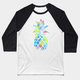 Tie Dye Pineapple Baseball T-Shirt